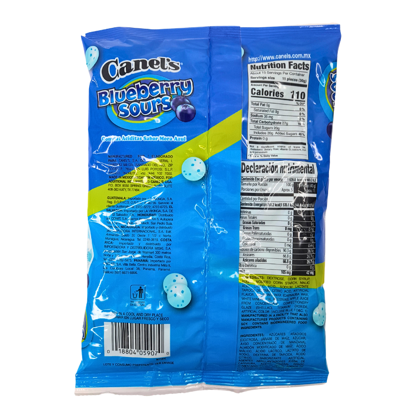 Canel's Gomita Ácida Blueberry Sours 454gr