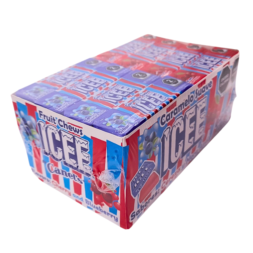 Canel’s Caramelo Suave Icee Mora Cereza 7’s Pack 24pz