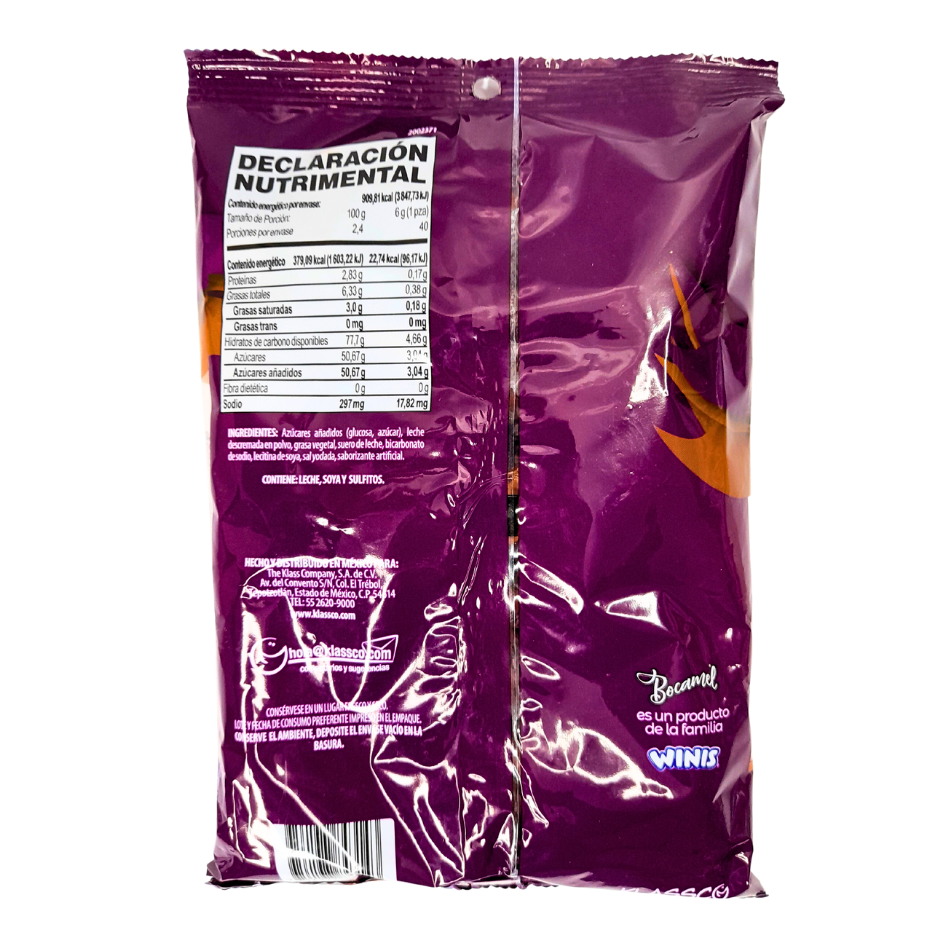 caramelo suave chicloso sabor dulce de leche bocamel cajeta winis