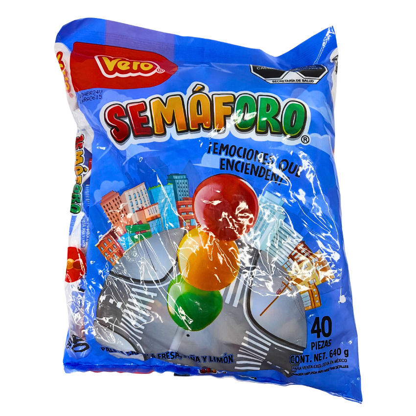 Paleta Semáforo Trisabor Vero 40 Piezas