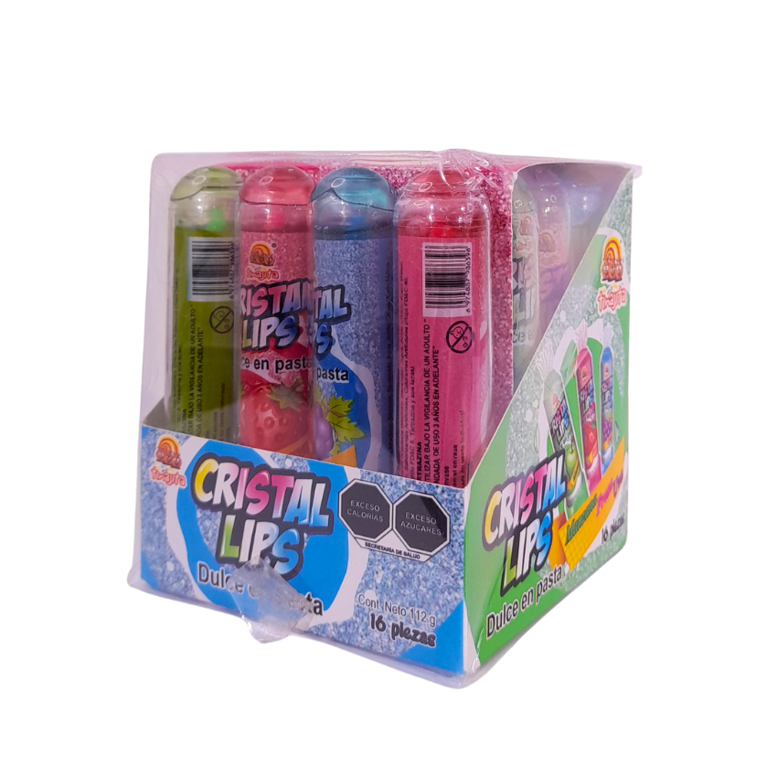 Tinajita Cristal Lips Dulce De Pasta 16pz 192g