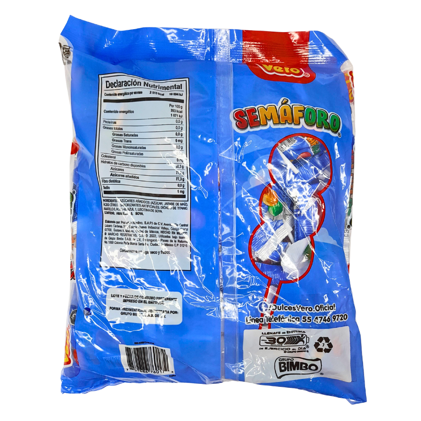 Paleta Semáforo Trisabor Vero 40 Piezas