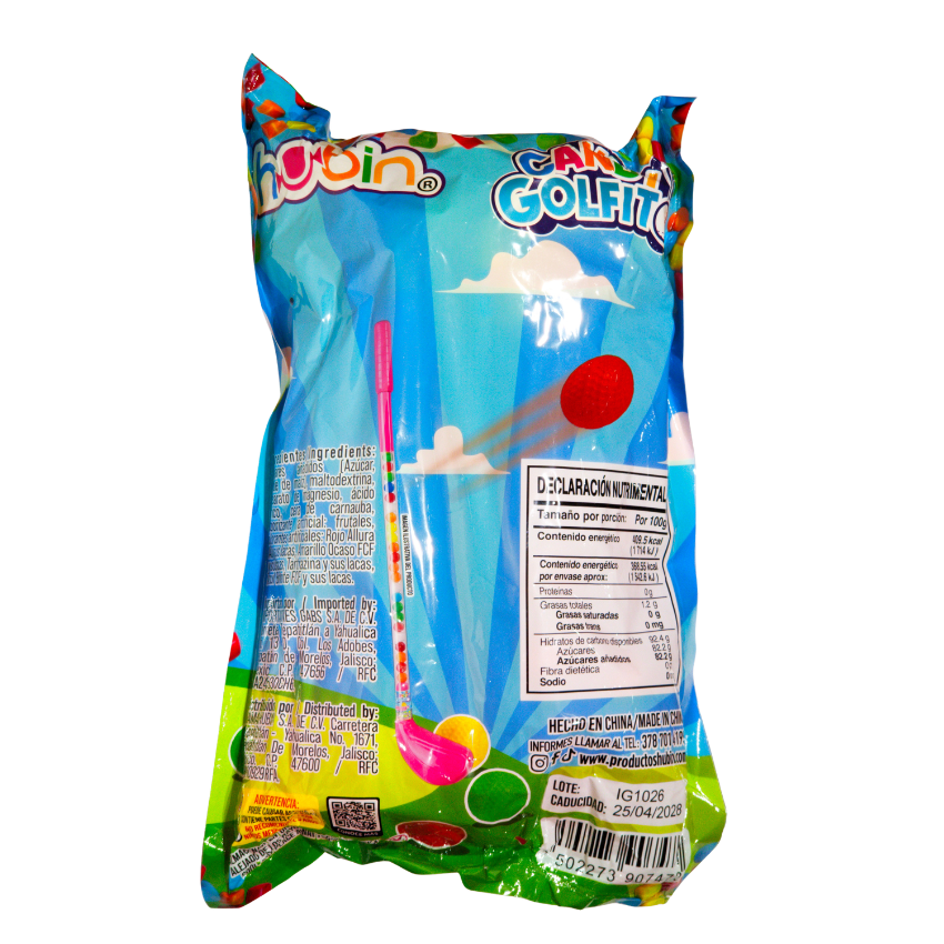 Hubin Candy Golfito 30pz