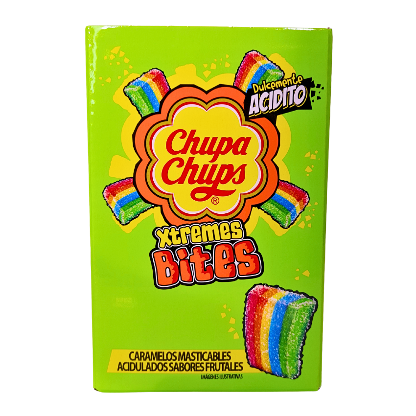 Chupa Chups Caramelo Xtremes Bites 9pz