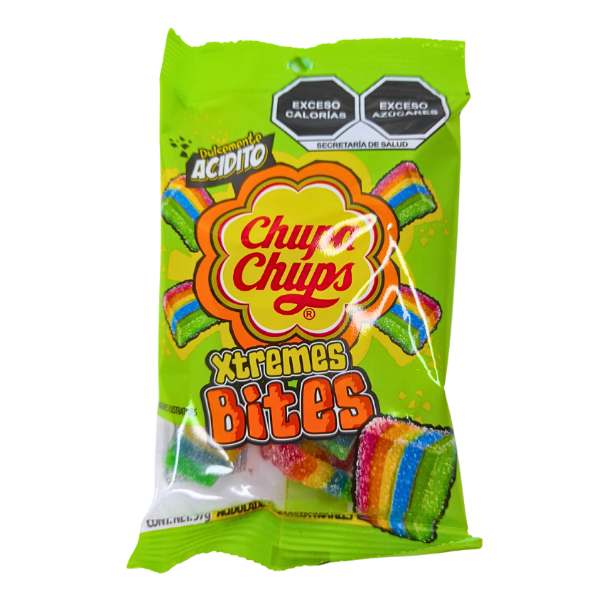 Chupa Chups Caramelo Xtremes Bites 9pz