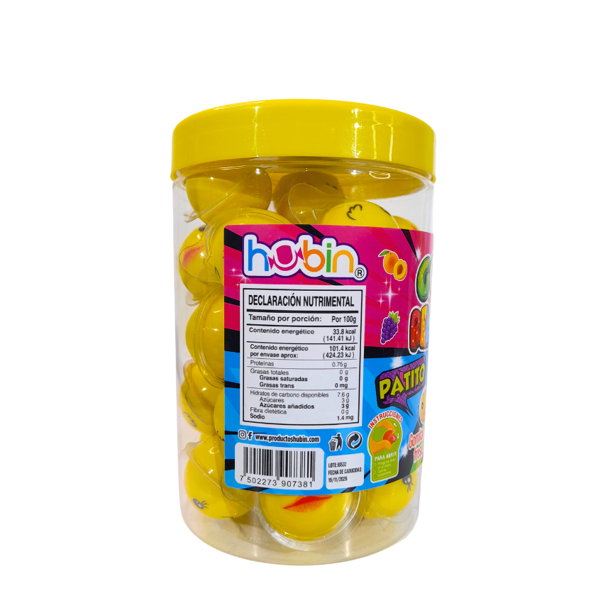 Hubin Gommy Rellenitax 3D 30pz 10g c/u