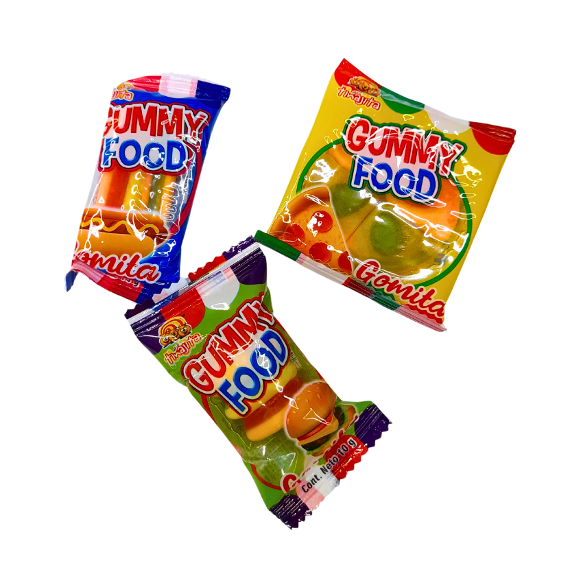 La Tinajita Gomita Gummy Food Surtida 20pz