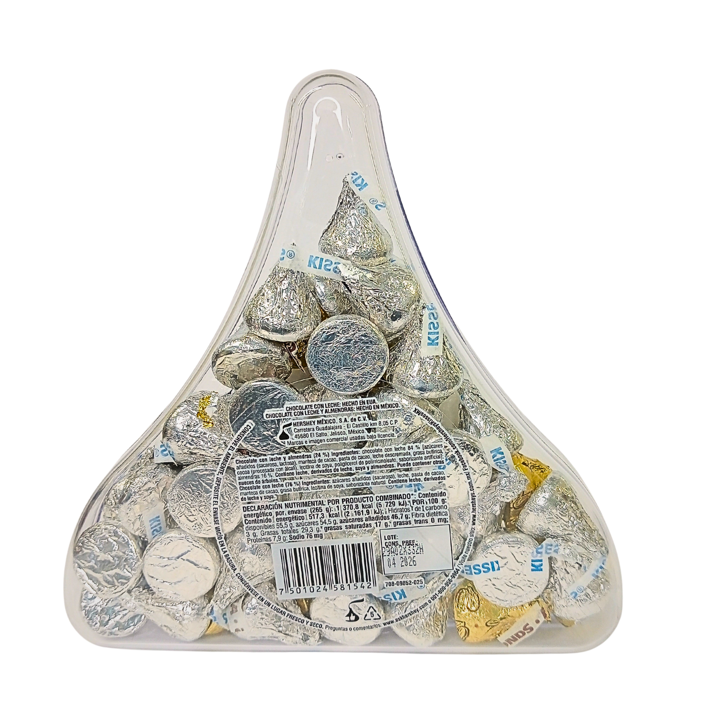 Hershey’s Kisses Chocolate con Leche y Almendras 265gr