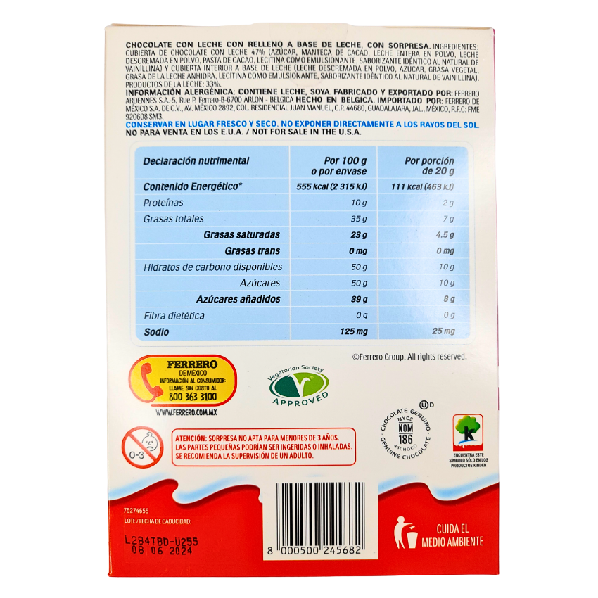 Ferrero Kinder Sorpresa Maxi 100gr