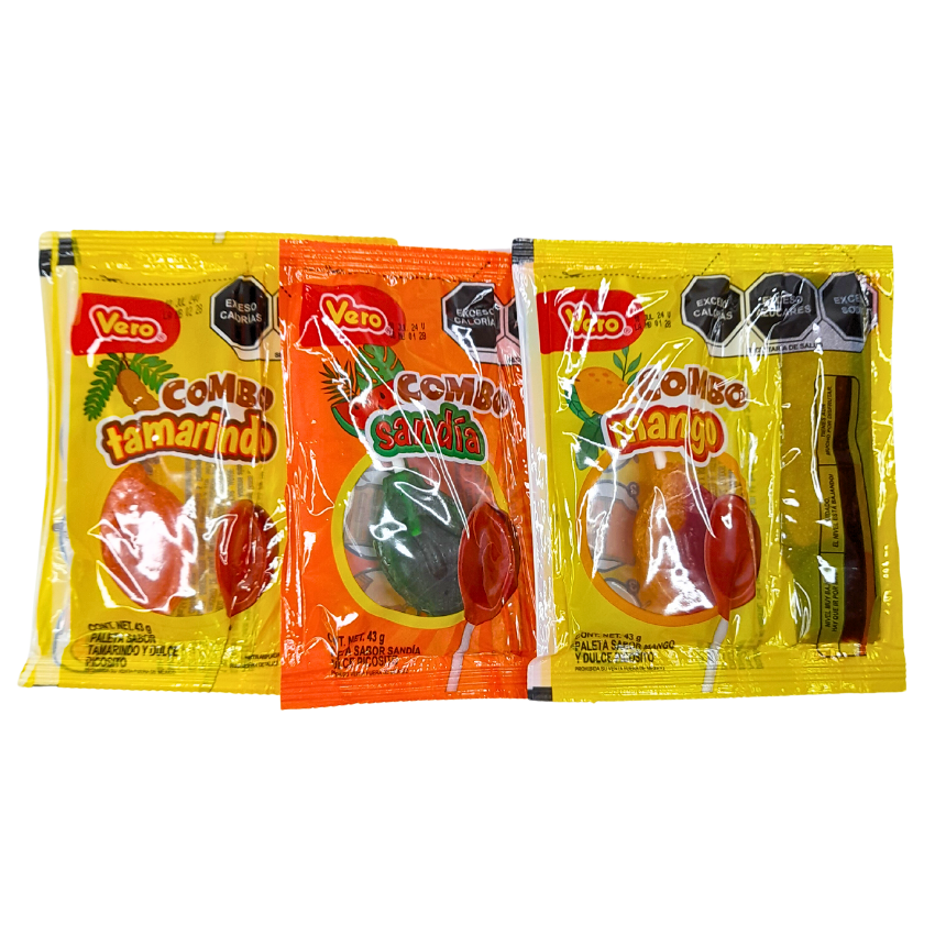 Vero Paleta Combo surtido Tira 10 Piezas