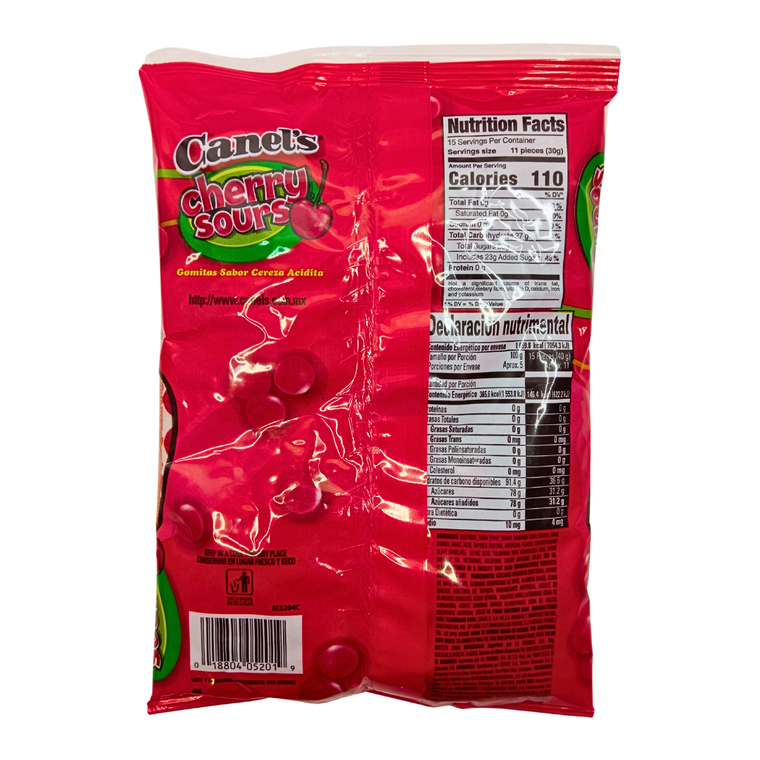 Canels Cherry Sours Cereza Bolsa 454g