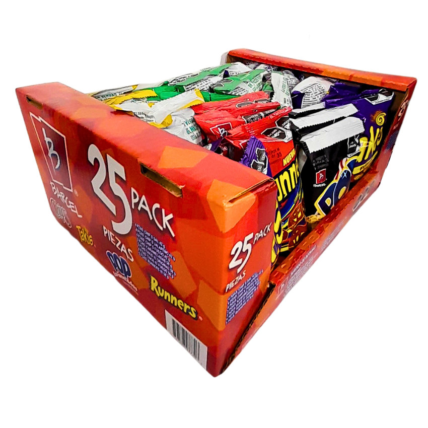 Barcel Paquete Surtido Botanas Mix 25pz