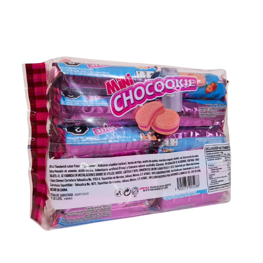 Hubin Mini Choco Cookie 20 piezas 500g