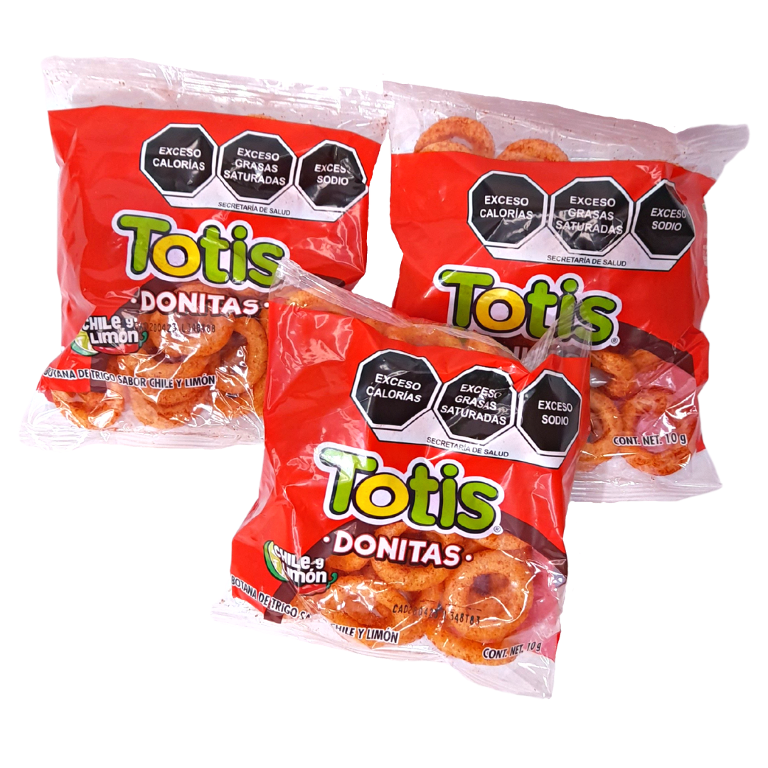 botanta totis donitas sabor chile limón