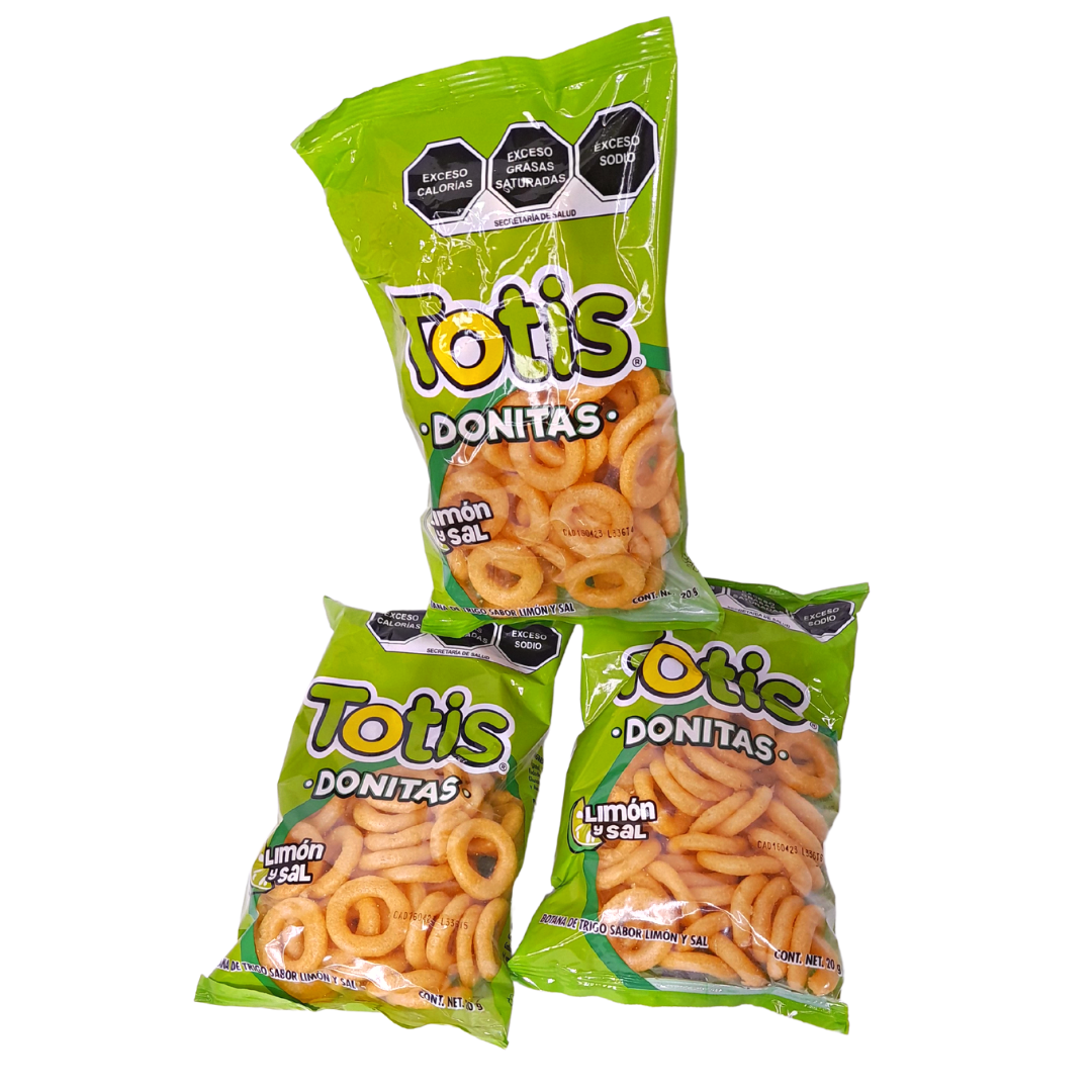 botanta totis donitas sabor sal limón