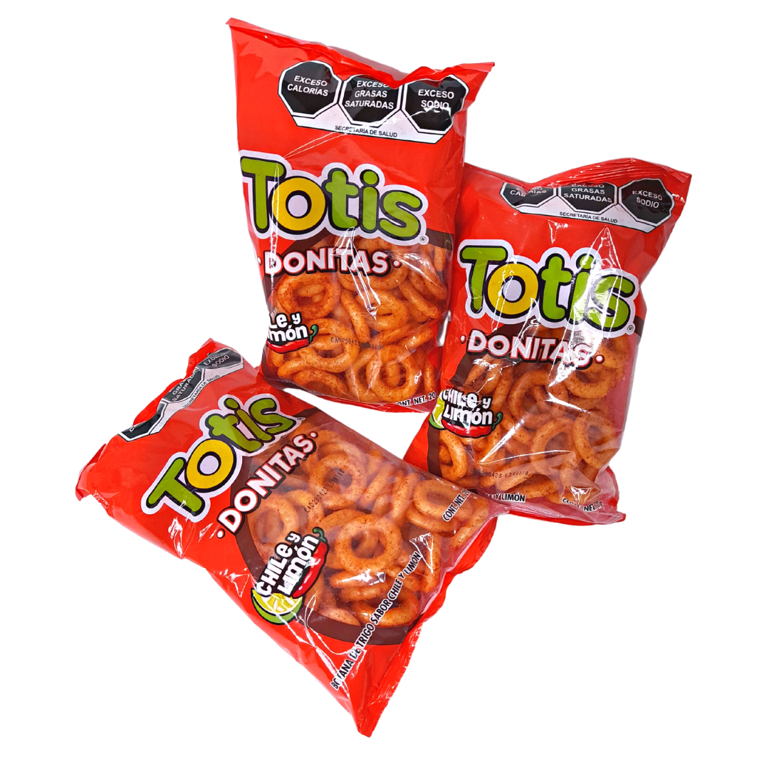 botanta totis donitas sabor chile limón