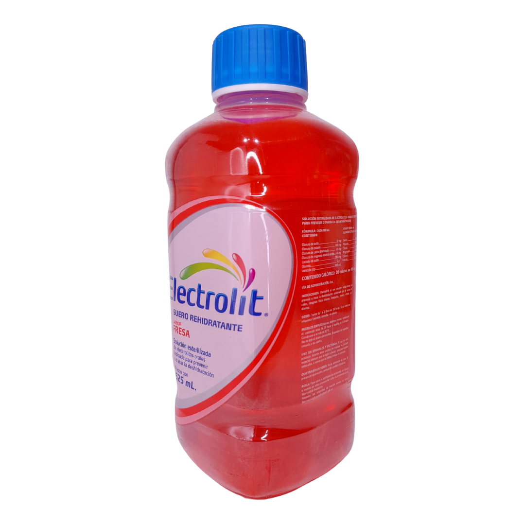 suero solución electrolizada rehidratante electrolit fresa