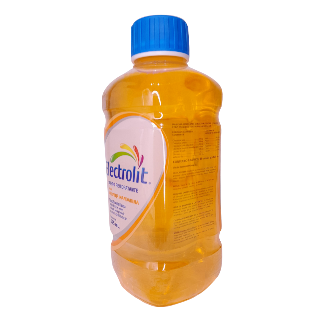 suero solución electrolizada rehidratante electrolit naranja mandarina
