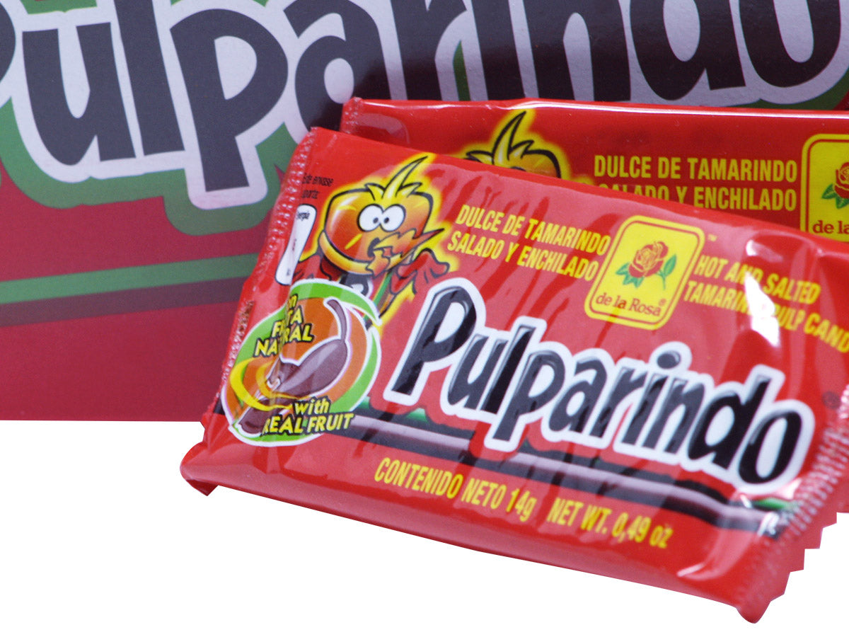 Pulparindo Original Extra Picante Caja con 20 Piezas