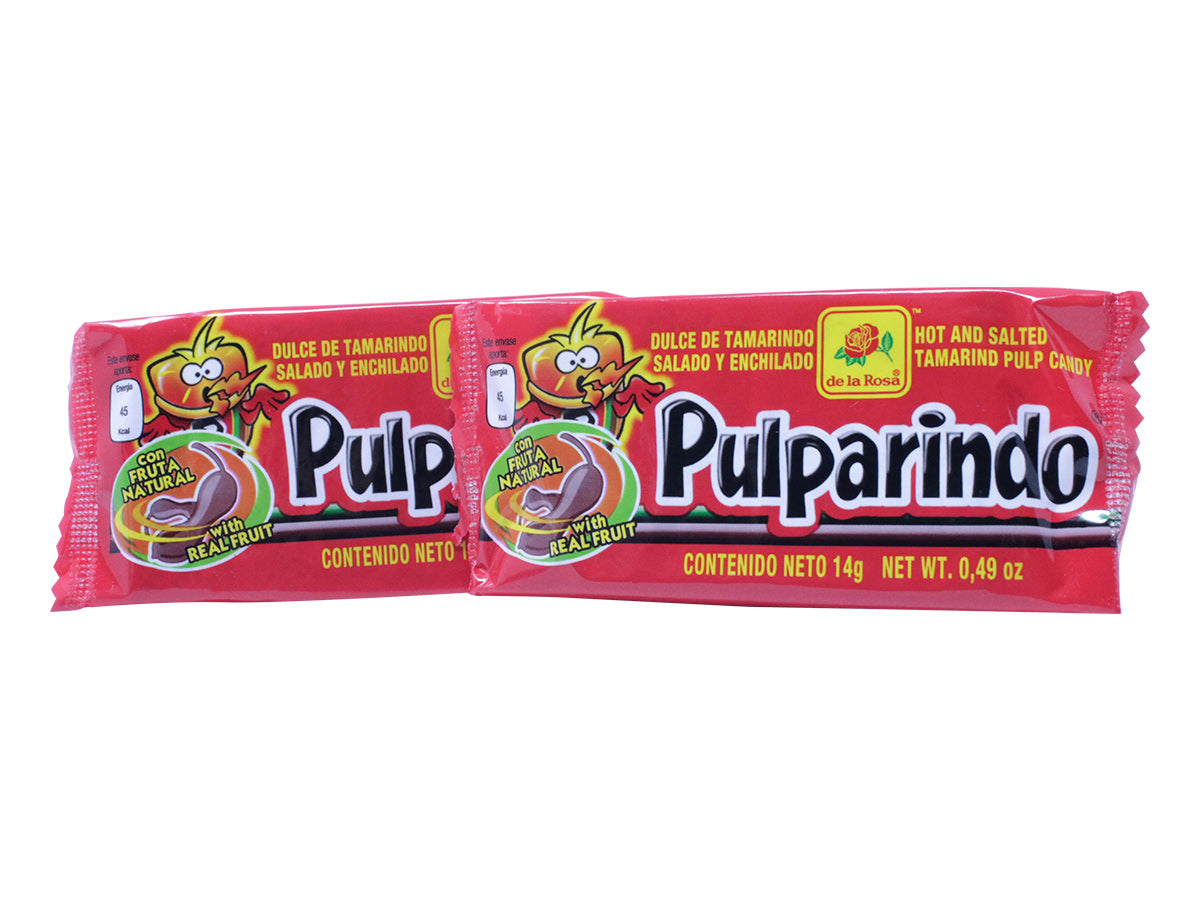 Pulparindo Original Extra Picante Caja con 20 Piezas
