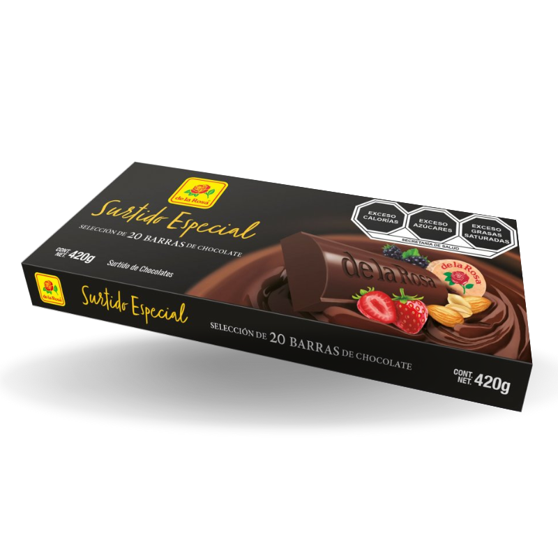chocolate surtido especial de la rosa
