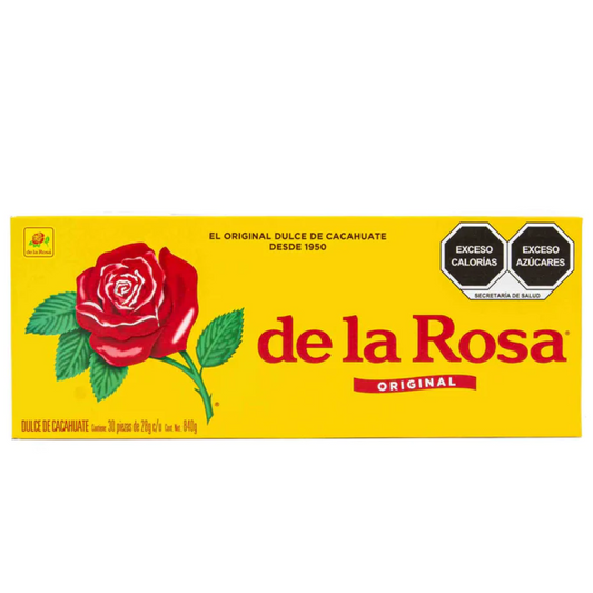 Mazapan dulce de cacahuate comprimido de la rosa