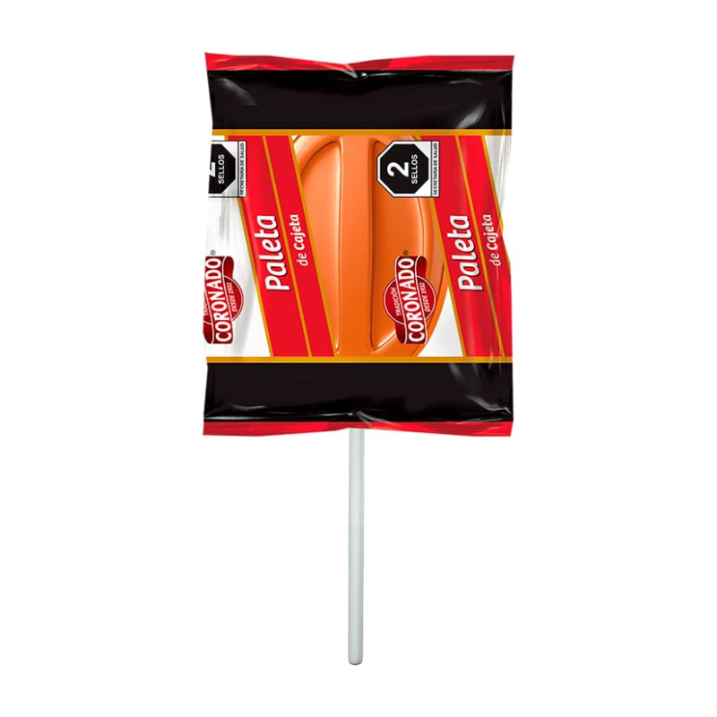 Coronado Paleta Chica Cajeta 20pz