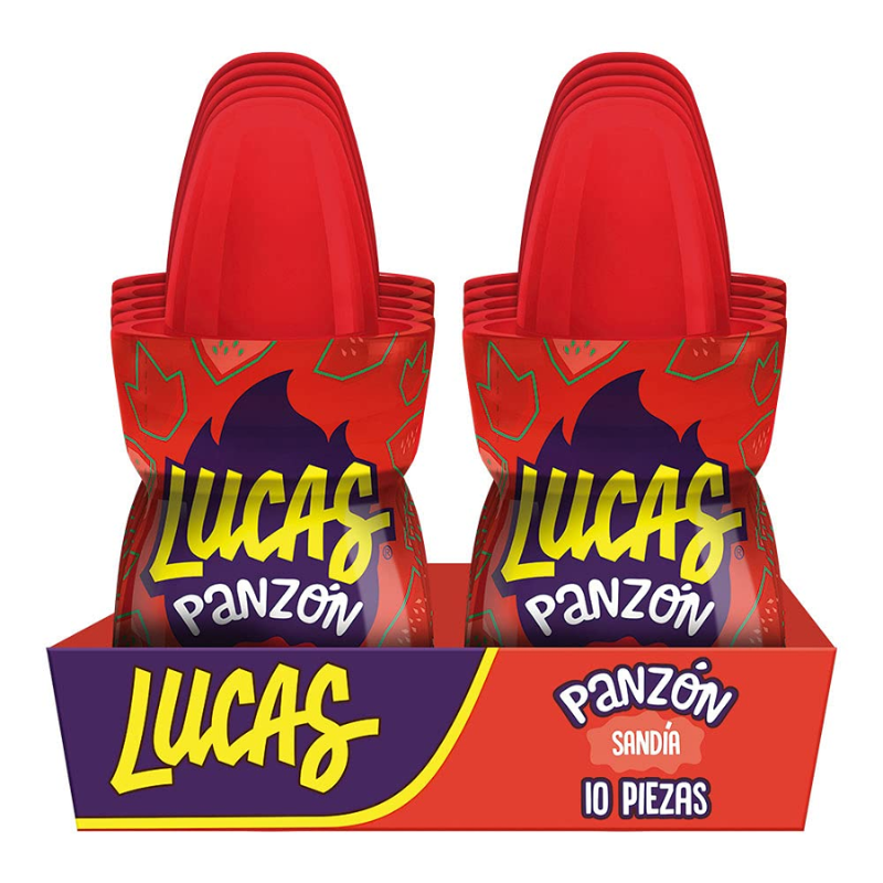 paleta de caramelo macizo con jalea sabor chamoy lucas panzon de mars