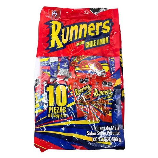 Barcel Runners Chile Limón 58gr 10 Piezas