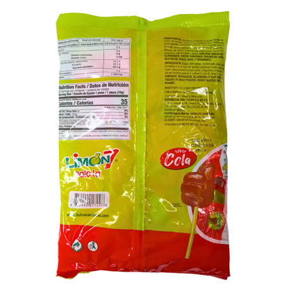 Anahuac Limón 7 Paleta Like Cola 30pz