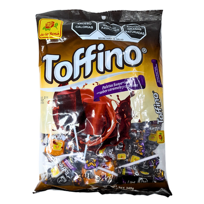 Paleta Caramelo Suave Toffino de la Rosa 40pz