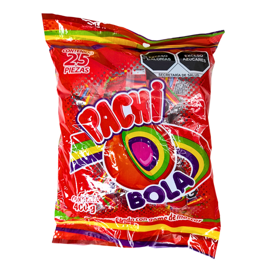 bolita de caramelo multi capa rellena con goma de mascar pachi bola cuanda