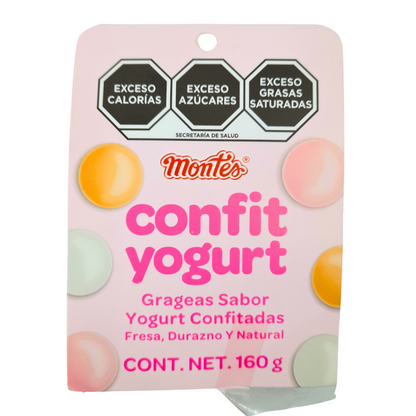 Montes Luneta Confit Yogurt Tira 10pz