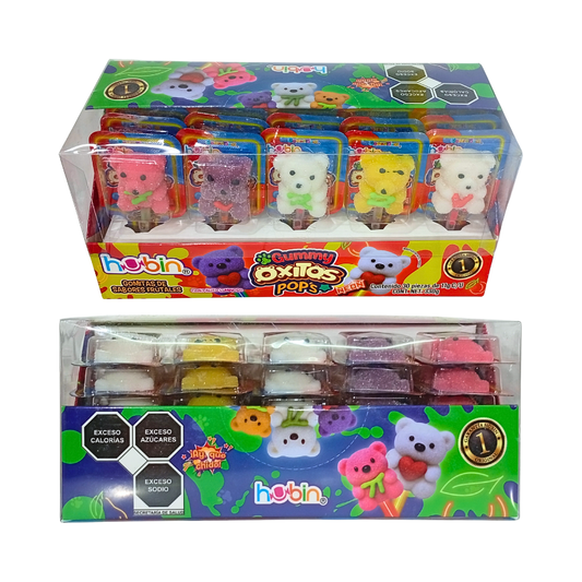 Gummy Besos Pop´s 30pz 330g Hubin