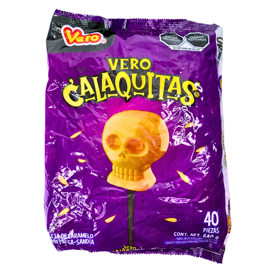 Vero Paleta Calaquitas Fresa-Sandía 40pz