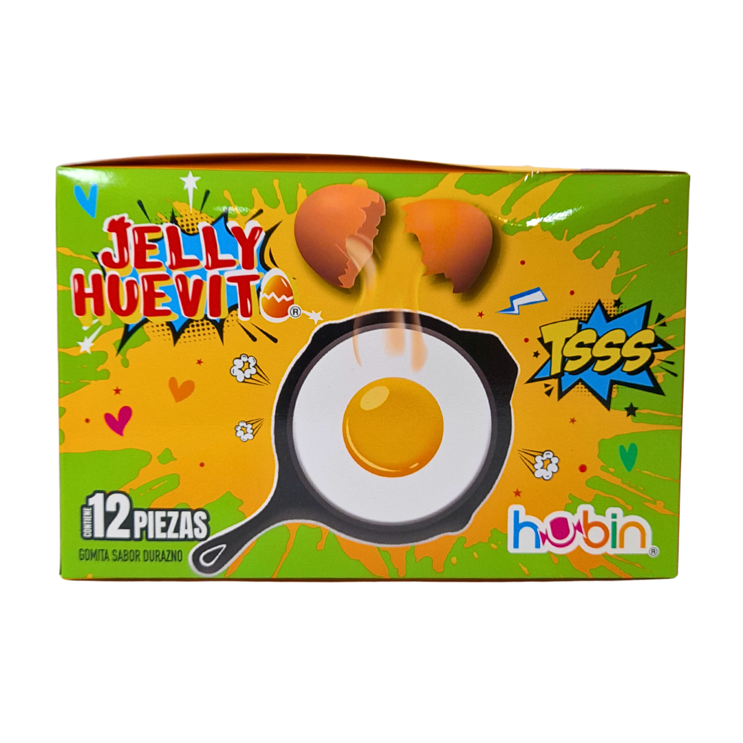 Hubin Gomita Jelly Huevito Estrellado 12 Piezas