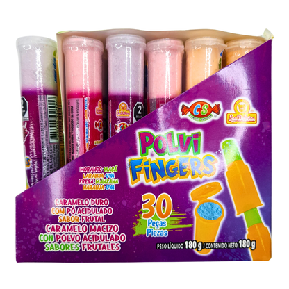 Delicias Caramelo Polvi Fingers 30pz