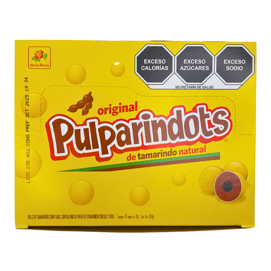 De la Rosa Caramelo Pulparindots 20pz