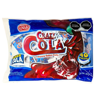 Karla Paleta Crazy Cola 40 Piezas