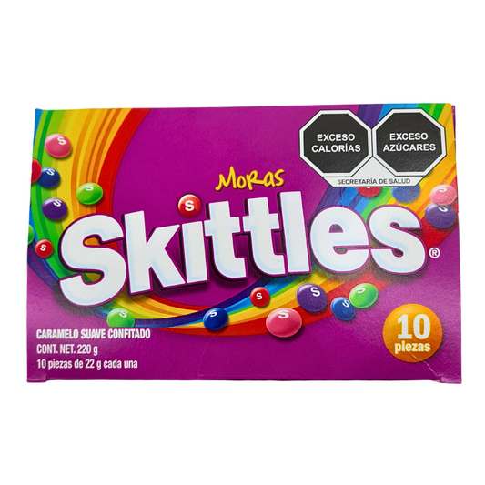 Mars Caramelo Skittles Moras 10 Piezas