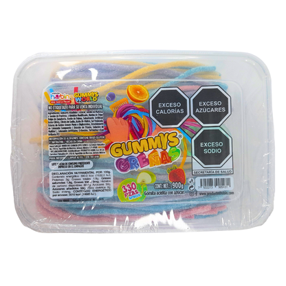 Hubin Gummys World Tirasplash Greñas 900gr