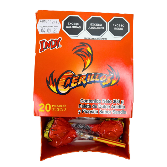 Indy Paleta Cerillos Tamarindo 20pz