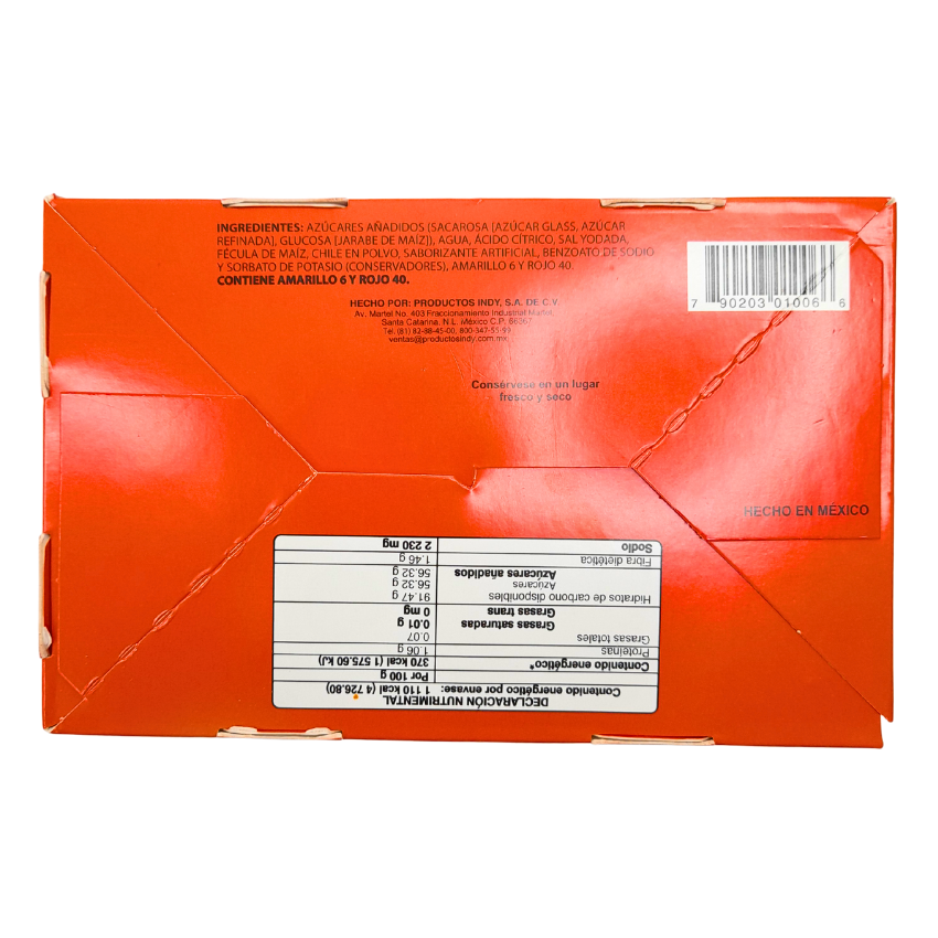 Indy Paleta Cerillos Tamarindo 20pz