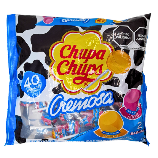 paleta de caramelo macizo cremoso chupa chups 