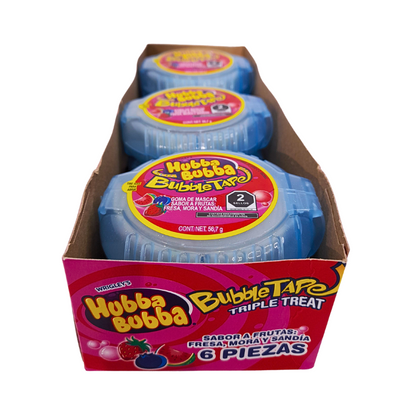 Mars Wrigleys Hubba Bubba Triple Treat 6 Piezas