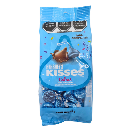 Hershey's Kisses Colors Blue Chocolate Con Leche 190gr
