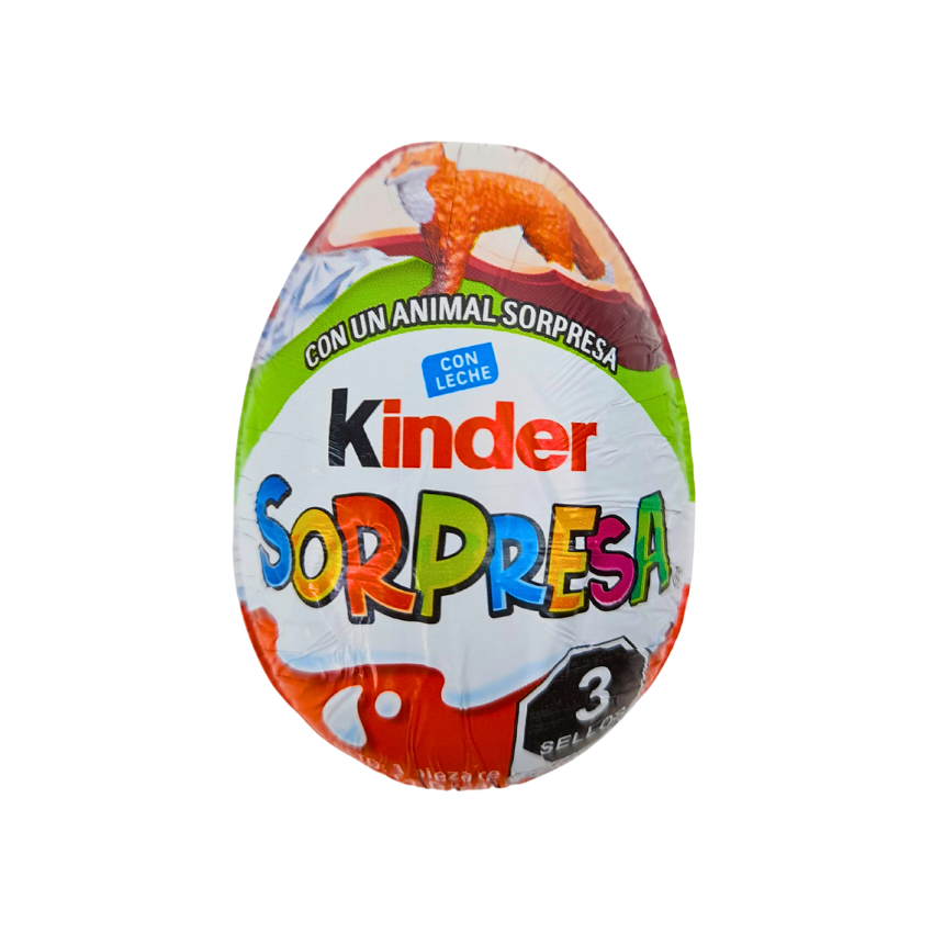 Ferrero Huevito Kinder Sorpresa Animales 8 Piezas