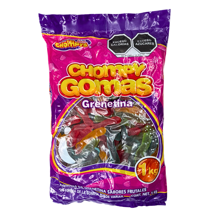 Chompys Gomas de Grenetina Frutales 1kg