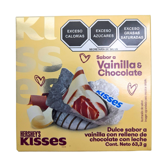 Hershey's Kisses San Valentin Vainilla Chocolate 63.3gr