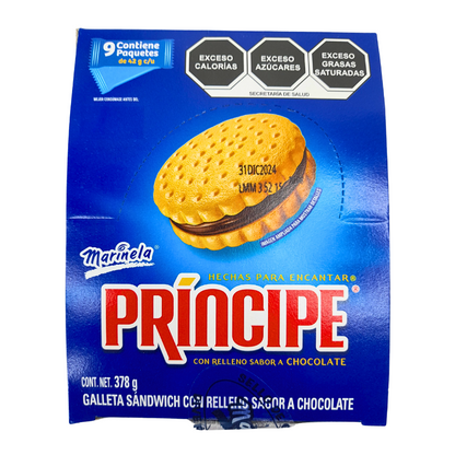 Marinela Galleta Principe Chocolate 42gr 9 Piezas